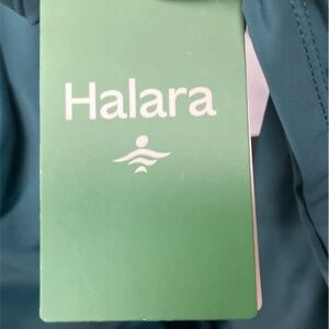 Halara NWT soft green sleeveless long dress with cowl neckline.